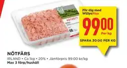 Willys NÖTFÄRS, Medlemspris erbjuda