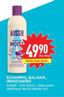Willys SCHAMPO, BALSAM, INPACKNING, SEK 49.9 erbjuda