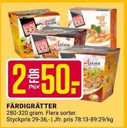 ÖoB FÄRDIGRÄTTER, SEK 50 erbjuda