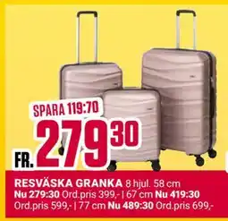 ÖoB RESVÄSKA GRANKA erbjuda