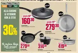 ÖoB ALLA CUISINE & VITRINOR KOK & STEK erbjuda