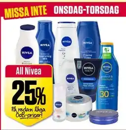 ÖoB All Nivea erbjuda