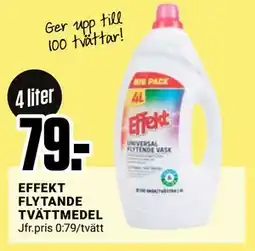 ÖoB EFFEKT FLYTANDE TVÄTTMEDEL, SEK 79 erbjuda