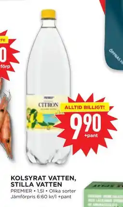 Willys KOLSYRAT VATTEN, STILLA VATTEN, SEK 9.9 erbjuda