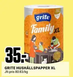 ÖoB GRITE HUSHÅLLSPAPPER XL, SEK 35 erbjuda
