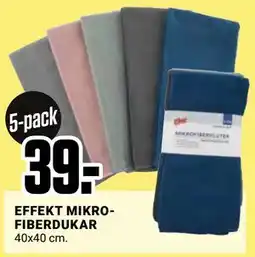 ÖoB EFFEKT MIKROFIBERDUKAR, SEK 39 erbjuda