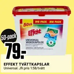 ÖoB EFFEKT TVÄTTKAPSLAR, SEK 79 erbjuda