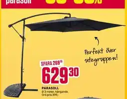 ÖoB PARASOLL, SEK 629.3 erbjuda