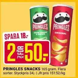 ÖoB PRINGLES SNACKS, SEK 50 erbjuda