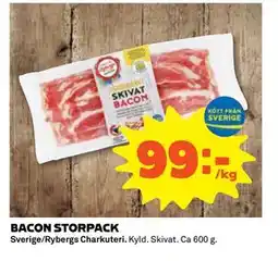 Coop Daglivs BACON STORPACK, SEK 99 erbjuda