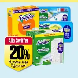 ÖoB Alla Swiffer erbjuda