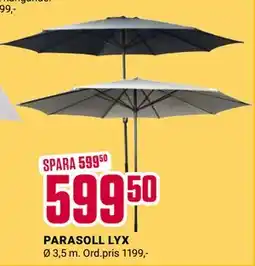 ÖoB PARASOLL LYX, SEK 599.5 erbjuda