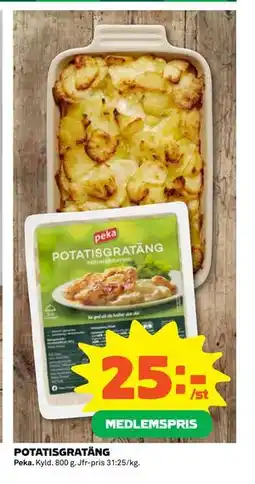Coop Daglivs POTATISGRATÄNG, Medlemspris erbjuda