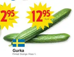 Matöppet Gurka, SEK 12.95 erbjuda