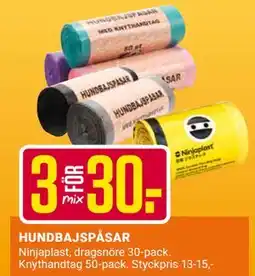 ÖoB HUNDBAJSPÅSAR, SEK 30 erbjuda