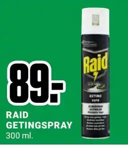 ÖoB RAID GETINGSPRAY, SEK 89 erbjuda