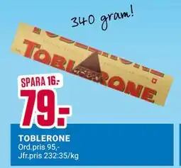 ÖoB TOBLERONE, SEK 79 erbjuda