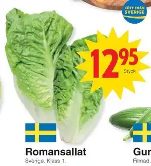 Matöppet Romansallat, SEK 12.95 erbjuda