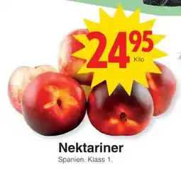 Matöppet Nektariner, SEK 24.95 erbjuda