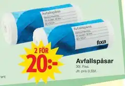 Matöppet Avfallspåsar, SEK 20 erbjuda