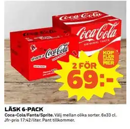 Coop Daglivs LÄSK 6-PACK, SEK 69 erbjuda