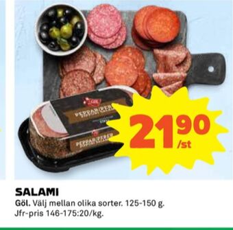 Coop Gøl Salami erbjuda