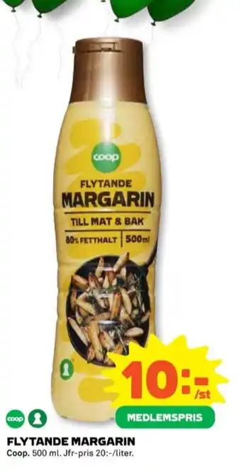 Coop Coop Margarin flytande erbjuda