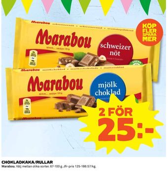 Coop Marabou Chokladkaka erbjuda