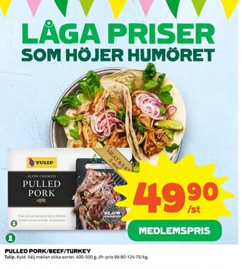 Coop Tulip Pulled Pork erbjuda