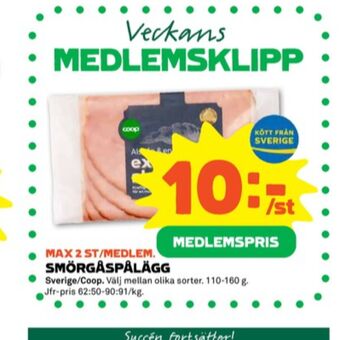 Coop Forum Coop Smörgåspålägg erbjuda