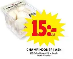 ICA Maxi ICA Champinjoner i ask erbjuda