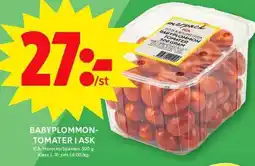 ICA Maxi ICA Babyplommon tomater erbjuda