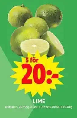 ICA Maxi Lime erbjuda