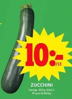 ICA Maxi Zucchini erbjuda