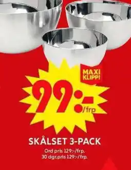 ICA Maxi Skålset 3-pack erbjuda