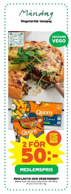 Quorn Vegetarmat