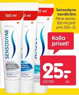 Rusta SENSODYNE Tandkräm erbjuda