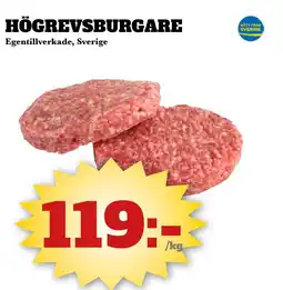 Bonum Matmarknad Högrevsburgare erbjuda