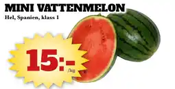 Bonum Matmarknad Mini vattenmelon erbjuda