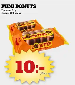 Bonum Matmarknad DONETTES Mini donuts erbjuda