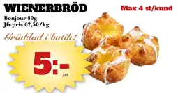 Bonum Matmarknad Wienerbröd erbjuda