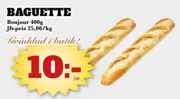 Bonum Matmarknad Baguette erbjuda