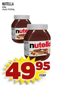 Bonum Matmarknad Nutella erbjuda