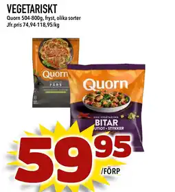 Bonum Matmarknad QUORN Vegetariskt erbjuda