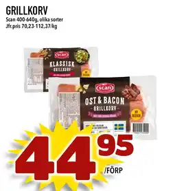 Bonum Matmarknad SCAN Grillkorv erbjuda
