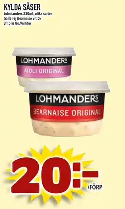 Bonum Matmarknad LAHMANDERS Kylda såser erbjuda