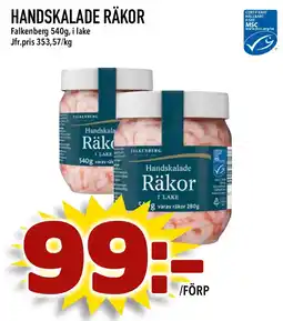 Bonum Matmarknad FALKENBERG Handskalade räkor erbjuda