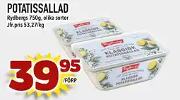 Bonum Matmarknad RYDBERGS Potatissallad erbjuda