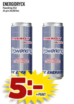 Bonum Matmarknad POWERKING Energidryck erbjuda