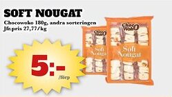 Bonum Matmarknad CHOCOWOKO Soft nougat erbjuda